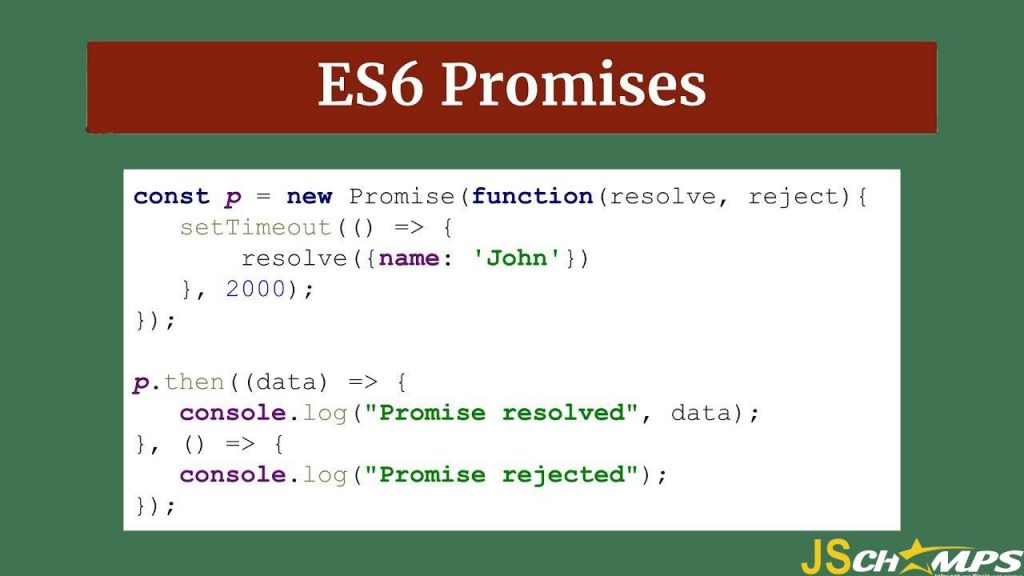 Check Object Promise ES6